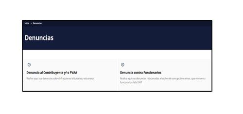 DNIT lanza canal digital de denuncias para reforzar la transparencia y combatir la evasión fiscal y el contrabando